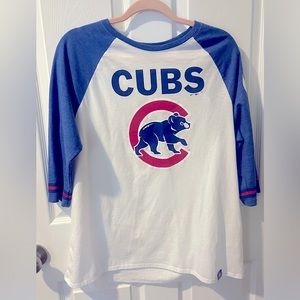 CUBS Women’s Nike shirt XXL Baseball Athletic cut 3/4 sleeve